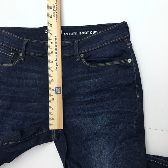 Levi's Denizen Jeans Women's Modern Boot Cut Stretch Dark Wash size 12 length 32 - Picture 7 of 10